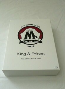 ☆☆Blu-ray ブルーレイ ディスク 2枚組 King & Prince First DOME TOUR 2022 ～Mr.～ in 東京ドーム 2022.4.18 初回限定盤 キンプリ☆USED