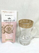 ☆☆SAINT LOUIS サンルイ　キリンコレクターズグラス　クリスタル ビアマグ　金彩☆個人保管品_画像1