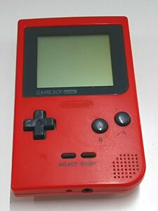 ♪Nintendo GAME BOY pocket ニンテンドー ゲームボーイ ポケット 赤 現状品♪中古品