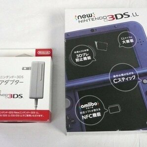 ☆☆任天堂 New Nintendo 3DS LL New ニンテンドー3DS LL 本体 メタリックブルー 別売り ACアダプター付き！☆USED品の画像1