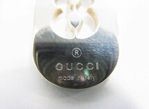 ★ グッチ / GUCCI ★シルバー925　ナンバー8プレートトップ　紐　ネックレス　約46.5㎝ ★USED_画像7