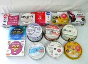 ** Manufacturers various DVD-R DVD-RAM DVD-RW etc. large amount set total 190 sheets * unopened goods 