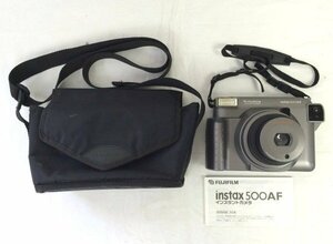 ☆☆FUJIFILM 富士フイルム　instax 500AF　インスタックス　インスタントカメラ　バッグ付き☆ジャンク品