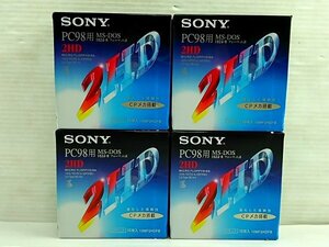 !SONY 10MF2HDFB PC98 for floppy disk 2HD together 10 sheets ×4 point present condition goods! passing of years storage goods 