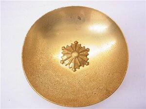 * Hokkaido полиция . глава золотой кубок 24KGP металлизированный * примерно 69.1g декортивный элемент коллекция .*USED