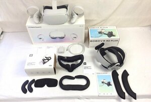 ☆☆Meta Quest 2　メタクエスト2　128GB　KW49CM　VR ヘッドセット +おまけ ヘッドストラップ・クッション付き☆USED品