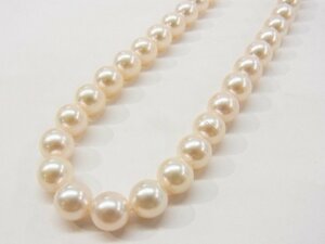 ■ パール ネックレス 真珠 6.9-7.4ミリ シルバー金具 42センチ ■ USED