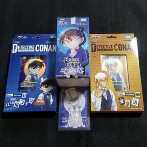 名探偵コナンTCG 探偵たちの切札 CT-P01 1BOX スタートデッキ 江戸川コナン CT-D01 安室透 CT-D05 各1点 全未開封品 3点セット おまけ付き