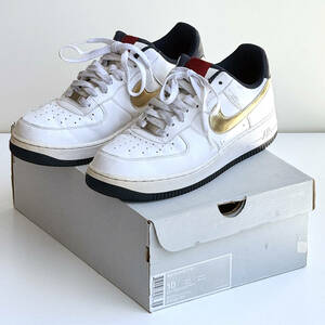 NIKE AIR FORCE 1 LOW 07　２８cm　ホワイト　メタリックゴールド／315122 171 メンズ シューズ 靴 スニーカー ナイキ エアーフォース