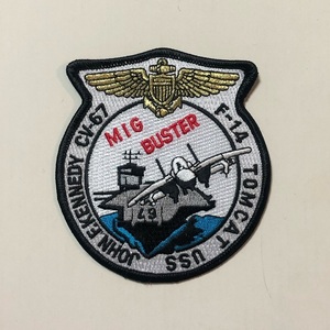 米海軍 VF-32 "SWORDSMEN" /CV-67 1989年 リビア軍機 撃墜記念パッチ