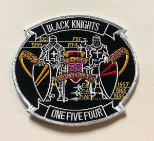 米海軍 VF-154 &#34;BLACK KNIGHTS&#34; 50周年記念パッチ