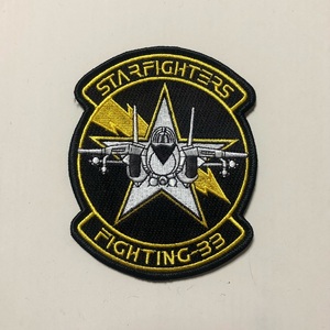 米海軍 VF-33 &#34;STARFIGHTERS&#34; スコードロンパッチ (F-14)