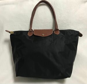 LONGCHAMP ロンシャン トートバッグ プリアージュ ブラック 折り畳み