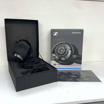 【F1】 Sennheiser HD800S ヘッドホン ゼンハイザー 元箱付き 動作品 ケーブル付き USB 1865-177_画像1