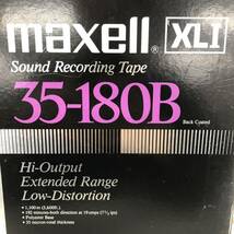 【A-3】 Maxell 35-180B オープンリールテープ マクセル made in japan 1865-103_画像4