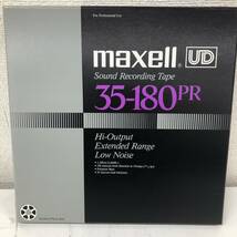 【A-3】 Maxell 35-180PB オープンリールテープ マクセル made in japan 1865-101_画像4