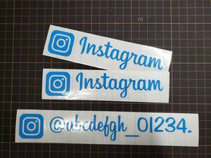 2 pieces set Insta Insta gram Insta sticker car bike sticker Stan svip jdmusdm Lowrider North America us