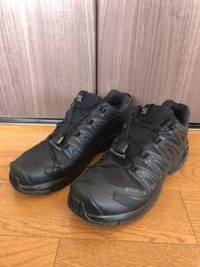 SALOMON XA PRO 3D v8 GORE-TEX 27.5 Black Salomon black Gore-Tex sneakers shoes trail running black shoes waterproof 