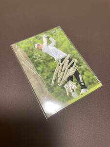 EPOCH 2024 JLPGA 日本女子ゴルフ協会オフィシャルトレーディングカード　ROOKIES&WINNERS 穴井詩　プロモーションカード　サインカード