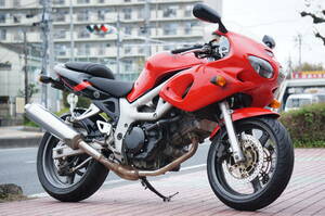 ◆◇配送のみ!! SV 400S H13年式 外装状態良く走りも快調!! 安心のノーマル車両!! 赤 タイヤ山あり!! 埼玉～関東近県即日自社配送可!!