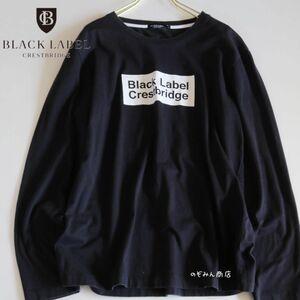 【BLACK LABEL CRESTBRIDGE】長袖カットソー　黒　L★