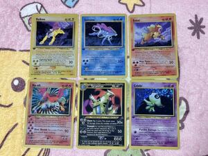 ポケモンカードCharizard Raikou Suicune Entei Ho-oh Tyranitar Celebi 6枚セットpokmon trading card game BasePSA 海外版 eカード 英語