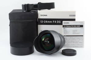 ★極上美品★ シグマ SIGMA 12-24mm F4 DG Art キヤノン用 Y2094#64300