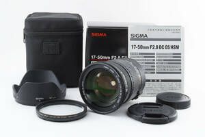 ★極上美品★ シグマ SIGMA 17-50mm F2.8 EX DC HSM OS SAマウント Y2095#0751