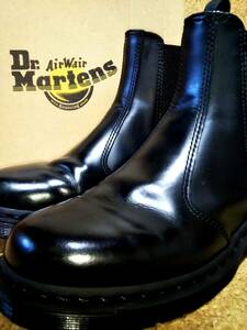 【Dr.MARTENS】ドクターマーチン 2976 MONO チェルシーブーツ UK6 (25cm )モノ オールブラック スムースレザー 国内正規品【箱付き良品】