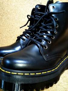 [Dr.MARTENS] Dr. Martens JADON Jade n8 hole boots UK5 (24cm ) black thickness bottom double sole [ beautiful goods ]