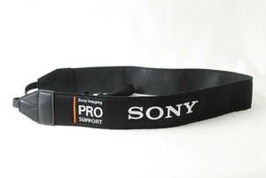 ☆Sony ソニー PRO SUPPORT カメラ ストラップ 黒色(ブラック)×白色(ホワイト)×橙(オレンジ)プロストラップ プロサポート Camera strap☆