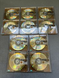 MD ミニディスク minidisc 中古 初期化済 TDK MUSIC JACK COLOR yellow 74 10枚セット