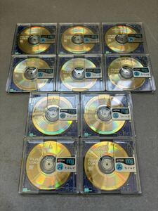 MD ミニディスク minidisc 中古 初期化済 TDK MUSIC JACK COLOR blue 74 10枚セット