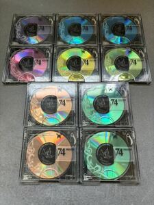 MD ミニディスク minidisc 中古 初期化済 マクセル maxell Twinkle 74 10枚セット