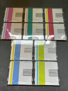 MD ミニディスク minidisc 中古 初期化済 マクセル maxell COULER 80 10枚セット