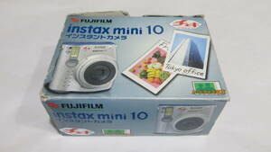 中古　ジャンク品　FUJIFILM 富士フィルム インスタントカメラ　チェキ　instax mini 10