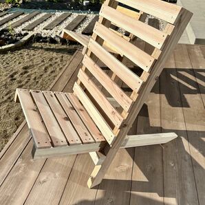 折りたたみ式椅子　研磨済み　diy キャンプなど 天然木 木製