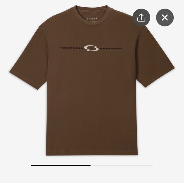 Nike Jordan x Travis Scott Men's T-Shirt "Brown