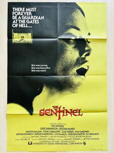 「センチネル」(1977)映画ポスター　UK版　ワンシート　オリジナルポスター　イギリス版ポスター　オカルトホラー　ホラー映画