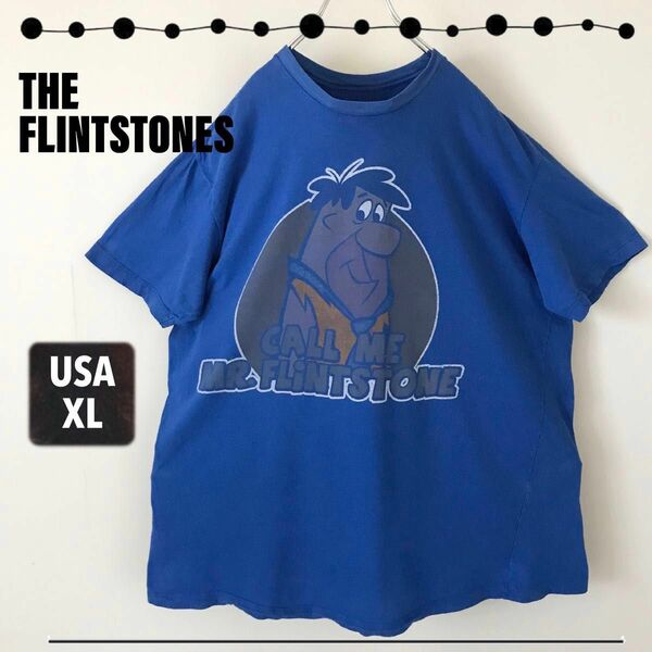 USA古着★原始家族フリンストーン★キャラクターTシャツ★THE FLINTSTONES★USAメンズXL