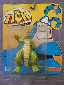 格安貴重レア・GROWING DINOSAUR NEIL（成長する恐竜おやじニール）The Tick / ティック（米国漫画、ダニのスーパーヒーロー）未開封現状品