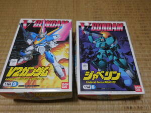 PGAC81【中古/箱難】 1/144 ヴィクトリーガンダム　～　V2ガンダム、ジャベリン　計2種セット