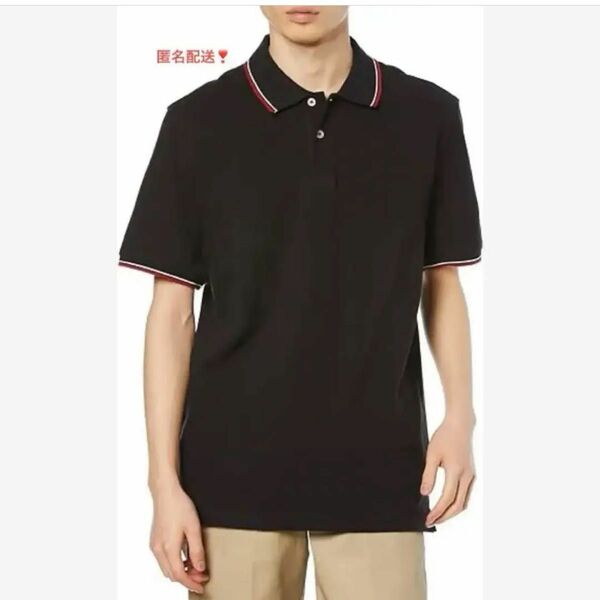 Amazon Essentials ポロシャツスリムフィット メンズ　M 黒