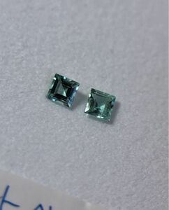 ミントベリル 2個で0.37ct