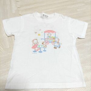 familiar　ファミリア　おはなしTシャツ Tシャツ 半袖 白 半袖Tシャツ　アイスクリーム　ファミちゃん　入手困難　激レア