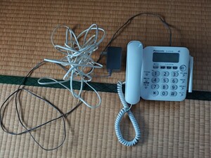 [ extra equipped ] beautiful goods.*Panasonic/ Panasonic / cordless telephone machine / parent machine /VE-GP24DL/ fixation telephone / answer phone function * telephone for cable approximately 5m