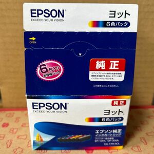 【期限切れ 2023.10】【外箱のみ開封】 エプソン YTH-6CL 純正 インク　EPSON ヨット