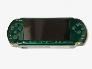 ★100円～★SONY PSP PSP-3000 本体のみ グリーン ジャンク扱い プレイステーションポータブル PlayStation Portable