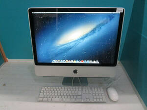 【1円スタート】apple iMac Early 2009 A1225 Core2Duo 2.93GHz/メモリ4GB/HDD640GB/Os X 10.8.5インストール済 管理番号I-340