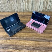 ニンテンドー3DS 本体 CTR-001 ピンク/ブラッまとめて2台セット Nintendo 任天堂 レトロゲーム_画像5